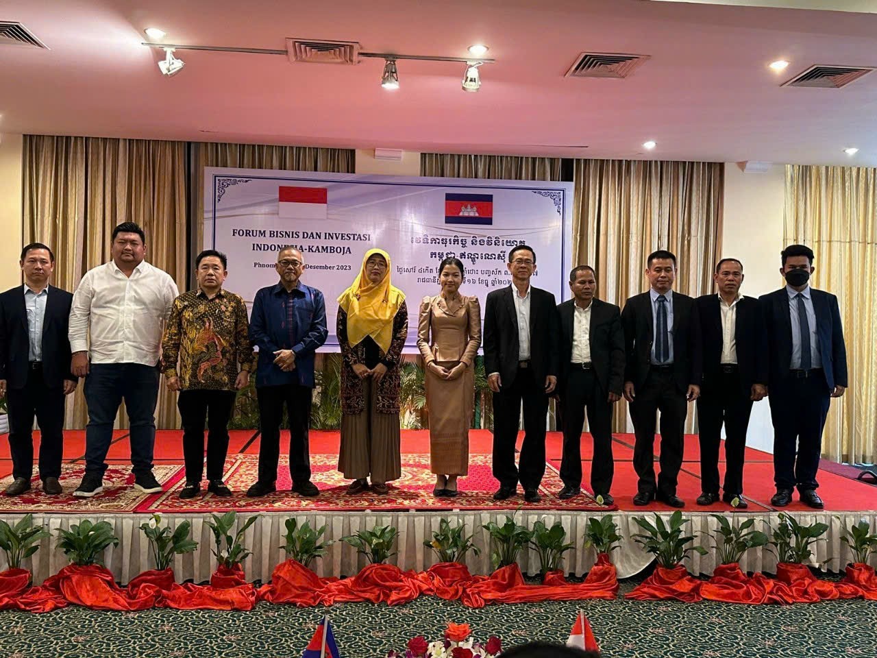 Indonesia - Cambodia Business Forum 16 Dec 2023 at Cambodiana Hotel in Phnom Penh - To bring more successful  trade between Indonesia and Cambodia..