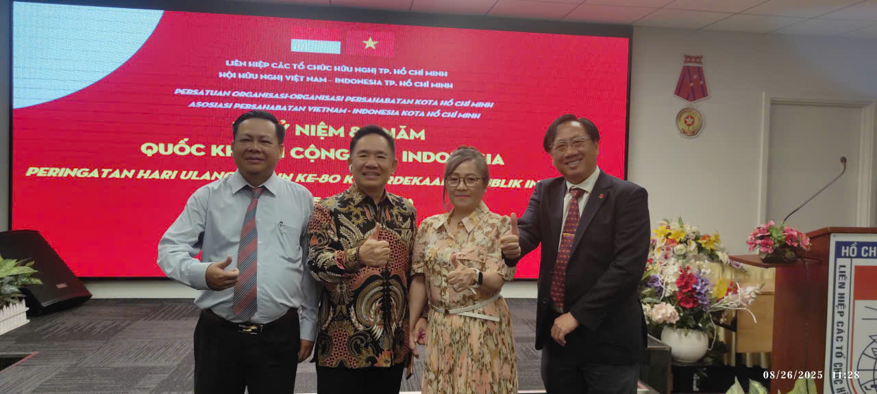 Attending a HUFO invitation to celebrate Indonesian Independence day on 26 Augt 2025 to enhance and improve relationship between Indonesia and Vietnam