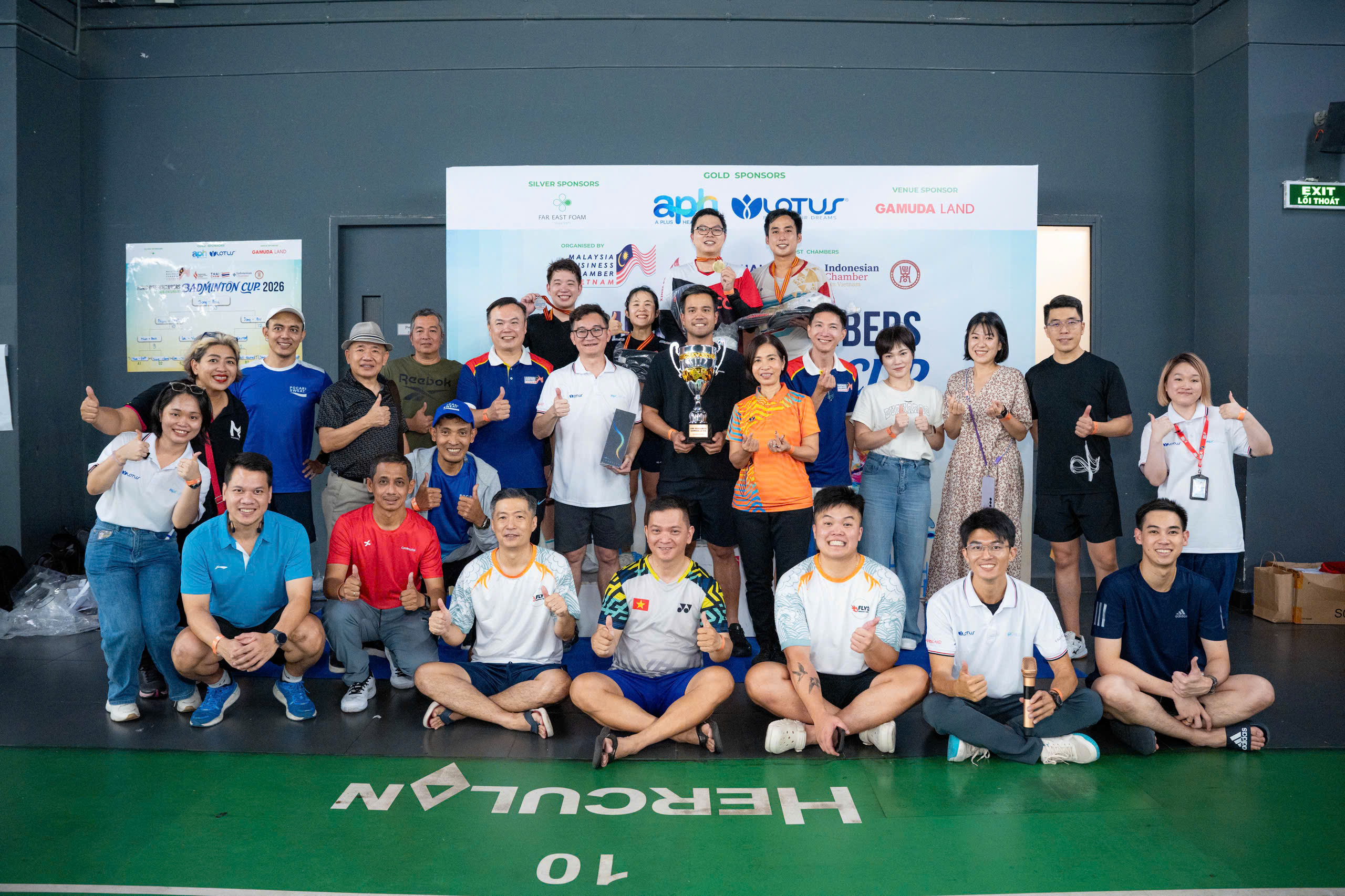 Piala Bulu Tangkis Indochambers, Kota Ho Chi Minh.  🖲️Pusat Olahraga Gamuda Celadon